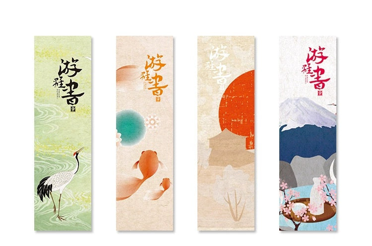 Traditional Japanese Art Bookmarks Set