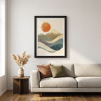 Mt. Fuji & Sun Printable Wall Art