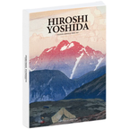 Book cover with mountain landscape and 'Hiroshi Yoshida' text