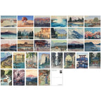Hiroshi Yoshida Woodblock Prints Postcards Set
