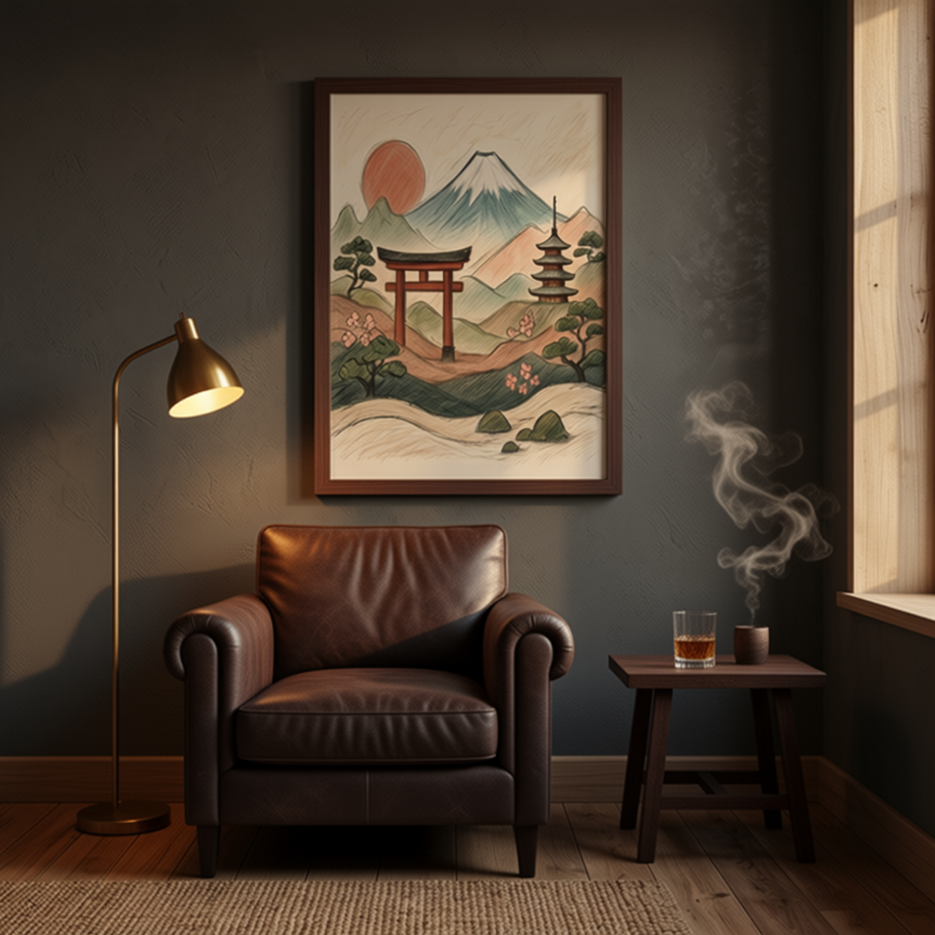 Japanese Landscape Printable Wall Art