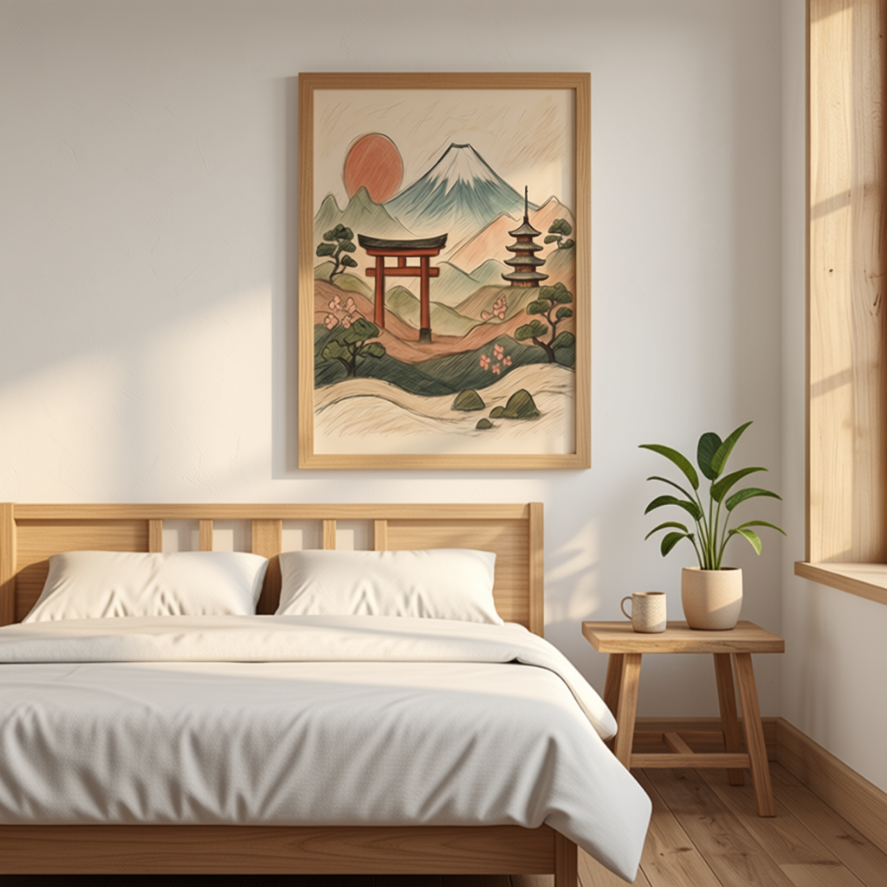 Japanese Landscape Printable Wall Art