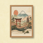 Japanese Landscape Printable Wall Art