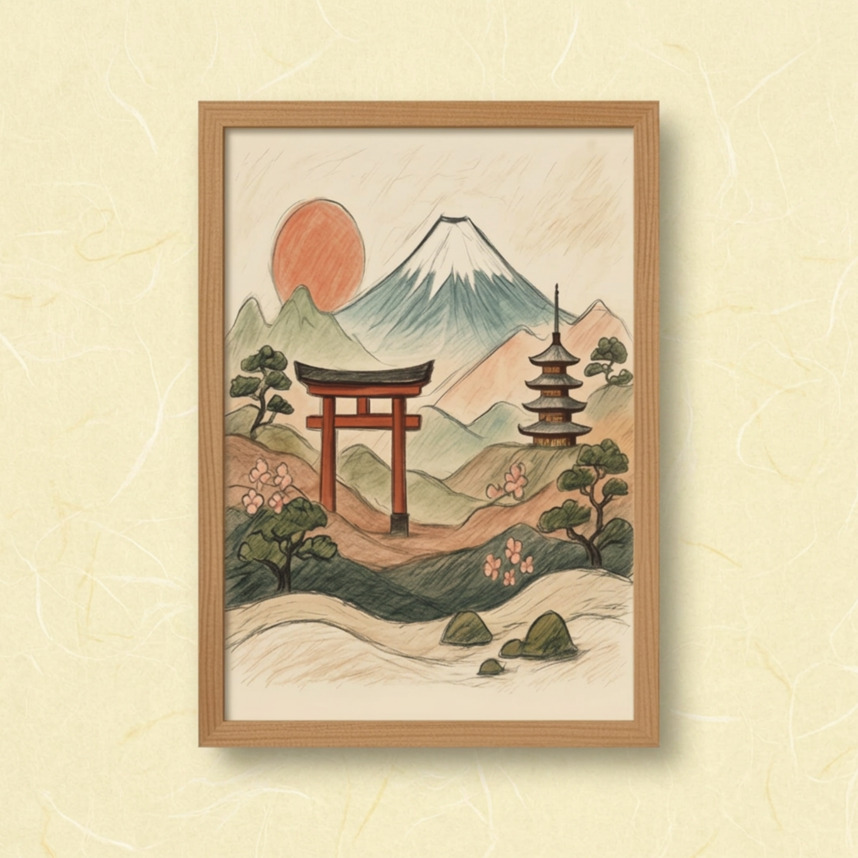 Japanese Landscape Printable Wall Art