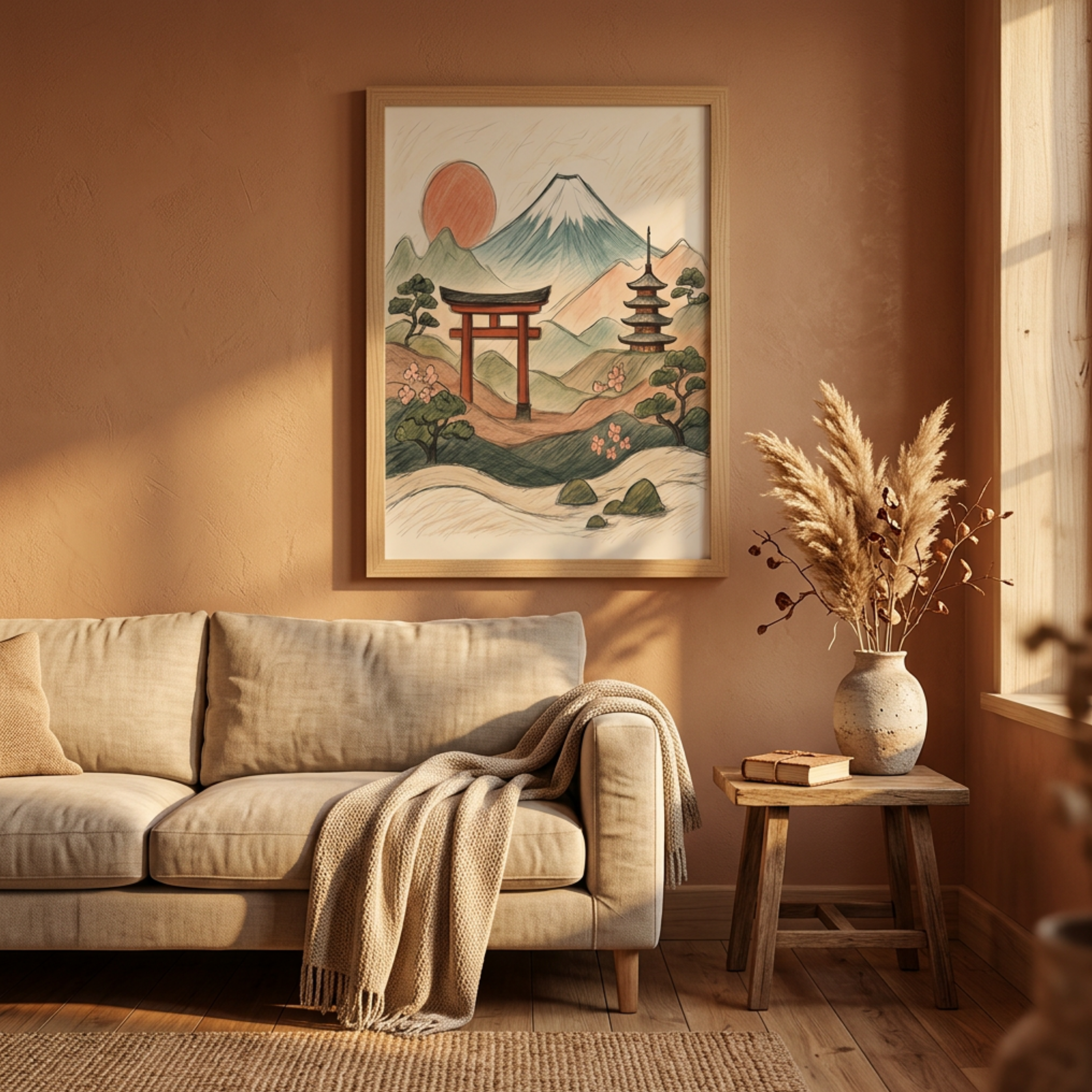 Japanese Landscape Printable Wall Art