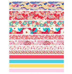 Japanese Floral Decorative Washi Tape 12 Rolls Gift Set