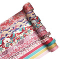 Japanese Floral Decorative Washi Tape 12 Rolls Gift Set