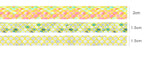 Seigaiha Gold Foil Washi Tape 3 Rolls Set
