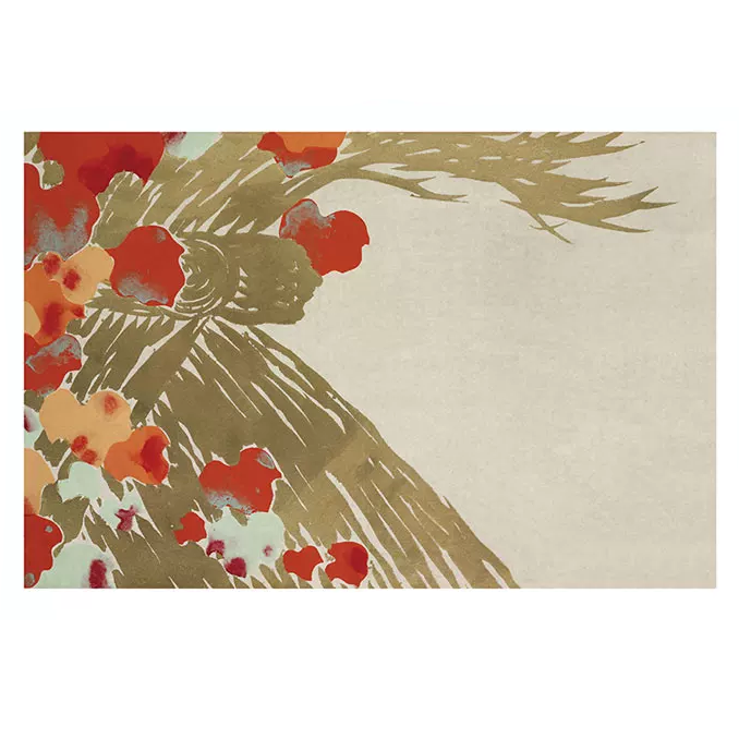 Kamisaka Sekka Ukiyo-e Zen Style Canvas Print Flowers of a Hundred Generations
