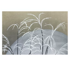 Kamisaka Sekka Ukiyo-e Zen Style Canvas Print Moon & Grasses