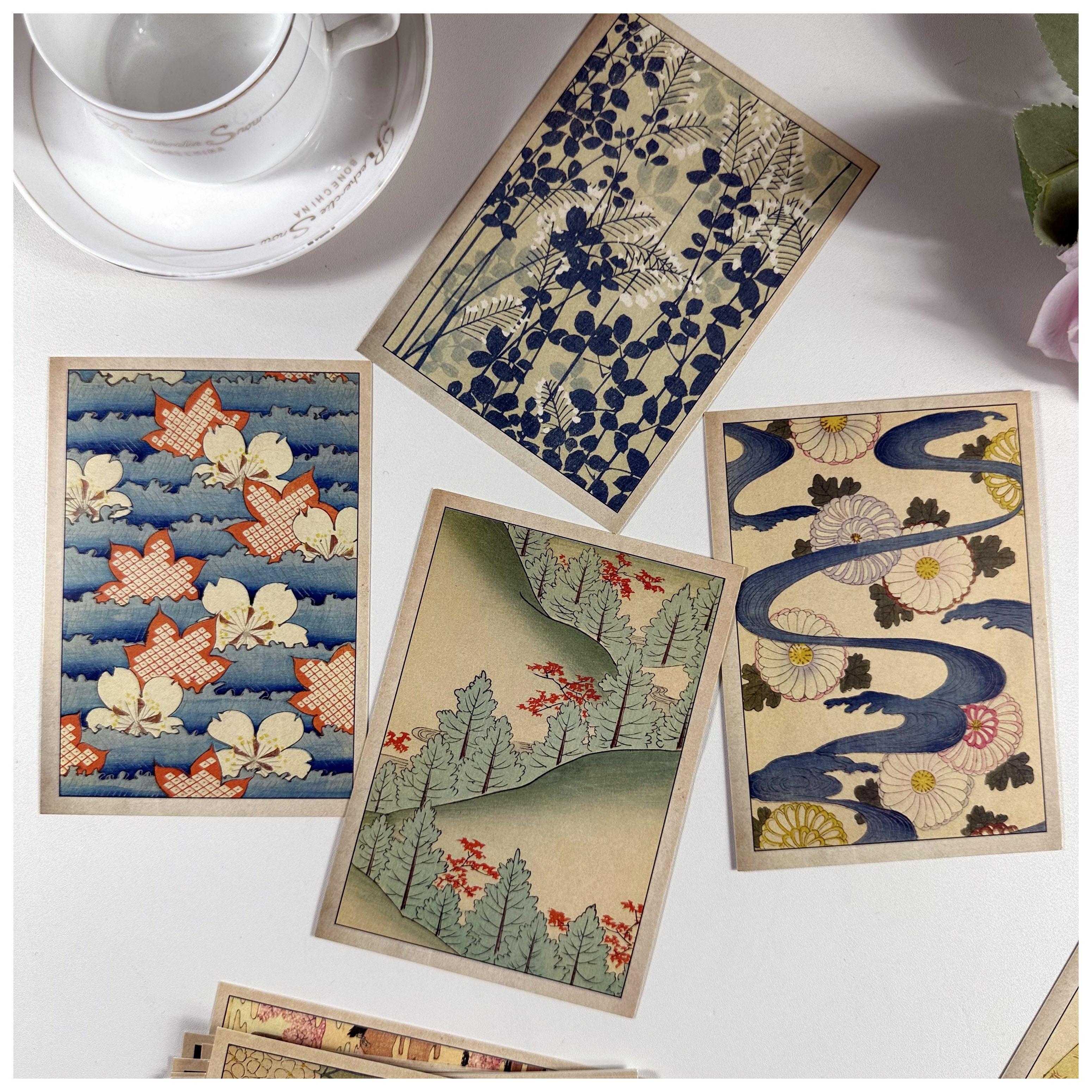 Korin Furuya Shin-bijutsukai Postcards Set