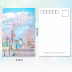 Spring Japan & Sakura Postcard Dimension
