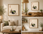 Japanese Matcha Tea Ceremony Watercolor Printable Wall Art