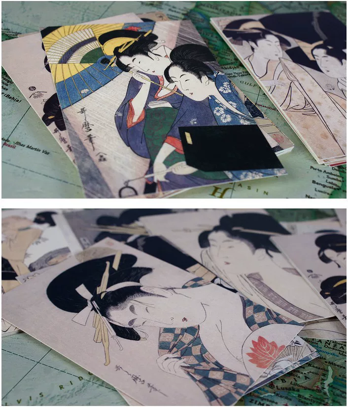 Traditional Japanese Postcards 