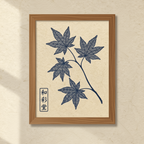 Japandi Maple Leaf Printable Wall Art
