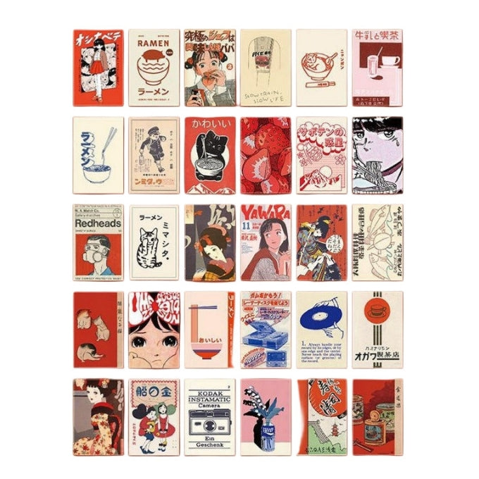 Showa Vintage Postcards Set