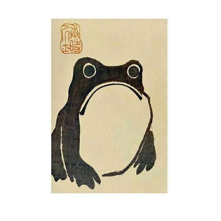 Canvas Printed Toad Painting