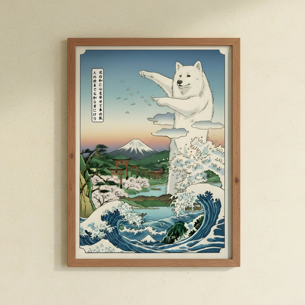 Japanese Dog Printable Wall Art