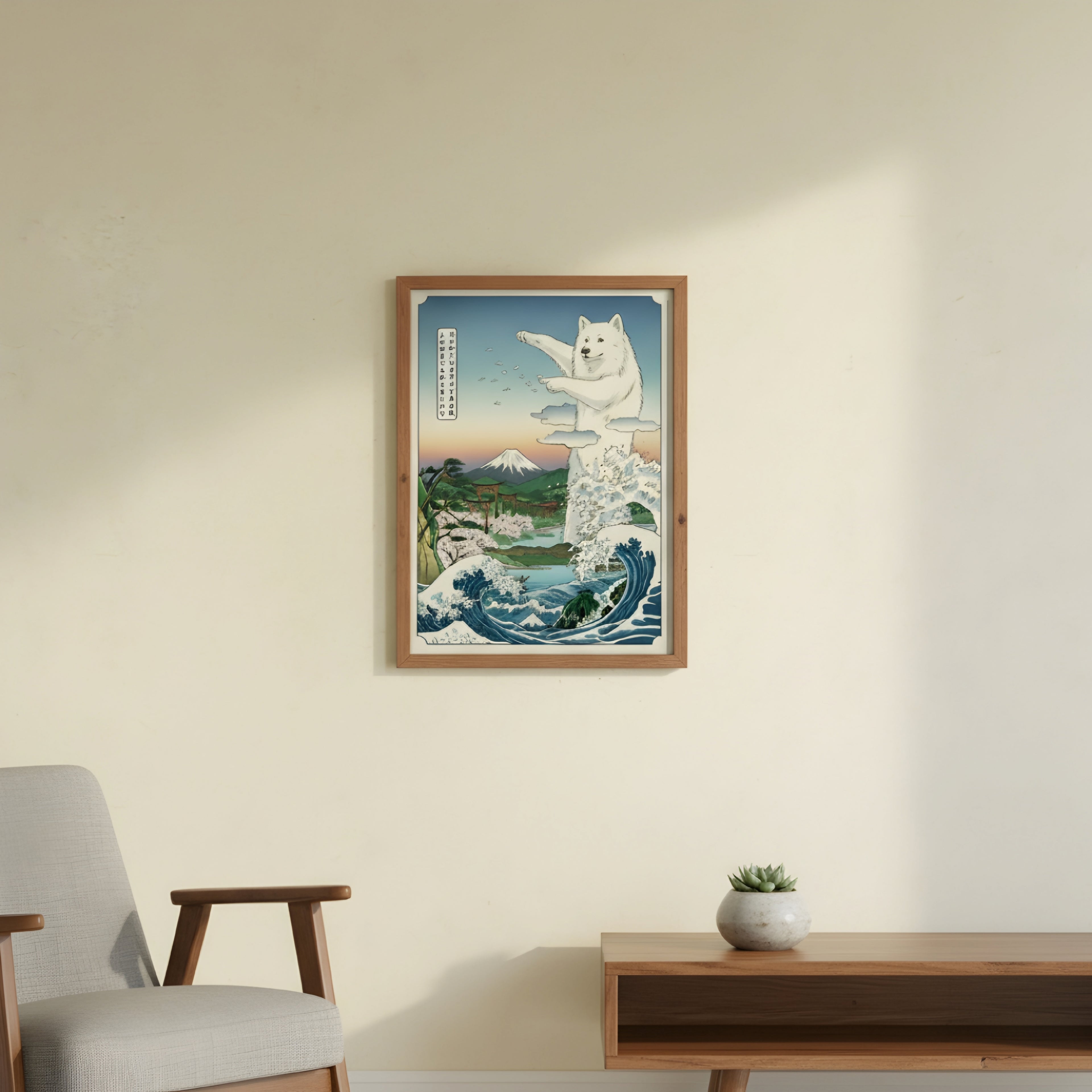 Japanese Dog Printable Wall Art